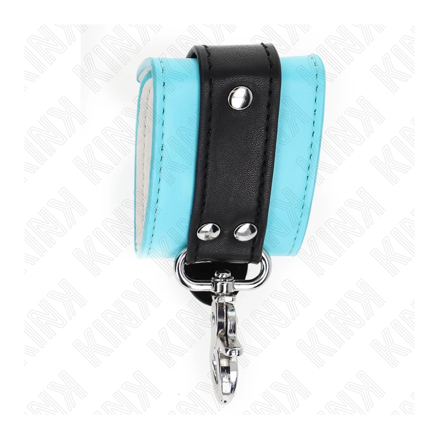 KINK - RESISTENZA DA POLSO PREMIUM CON SERRATURA NERO / BLU REGOLABILE 21-28 CM X 5,5 CM